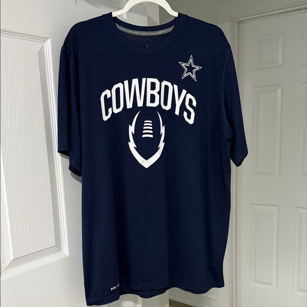 2- Nike Dallas Cowboys Navy Blue T-Shirts